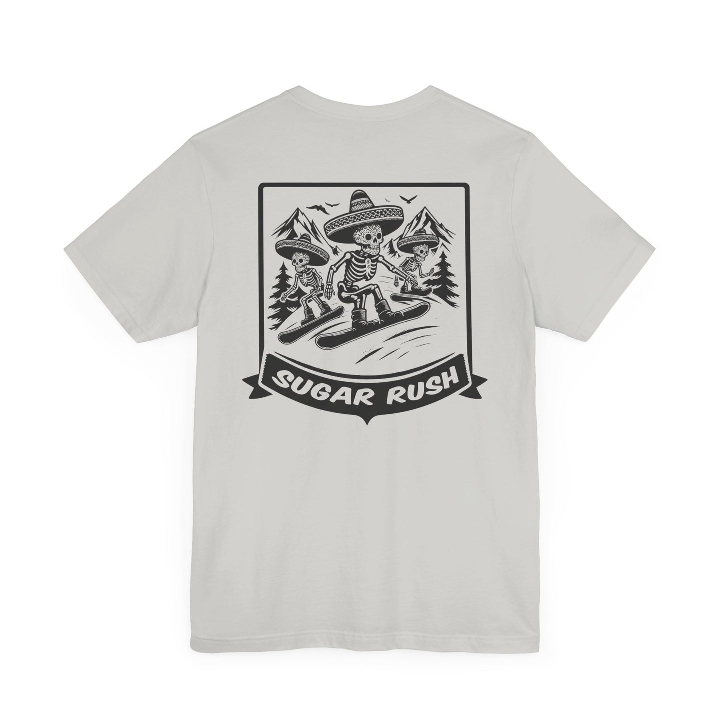 Sugar Skull Skier T-Shirt