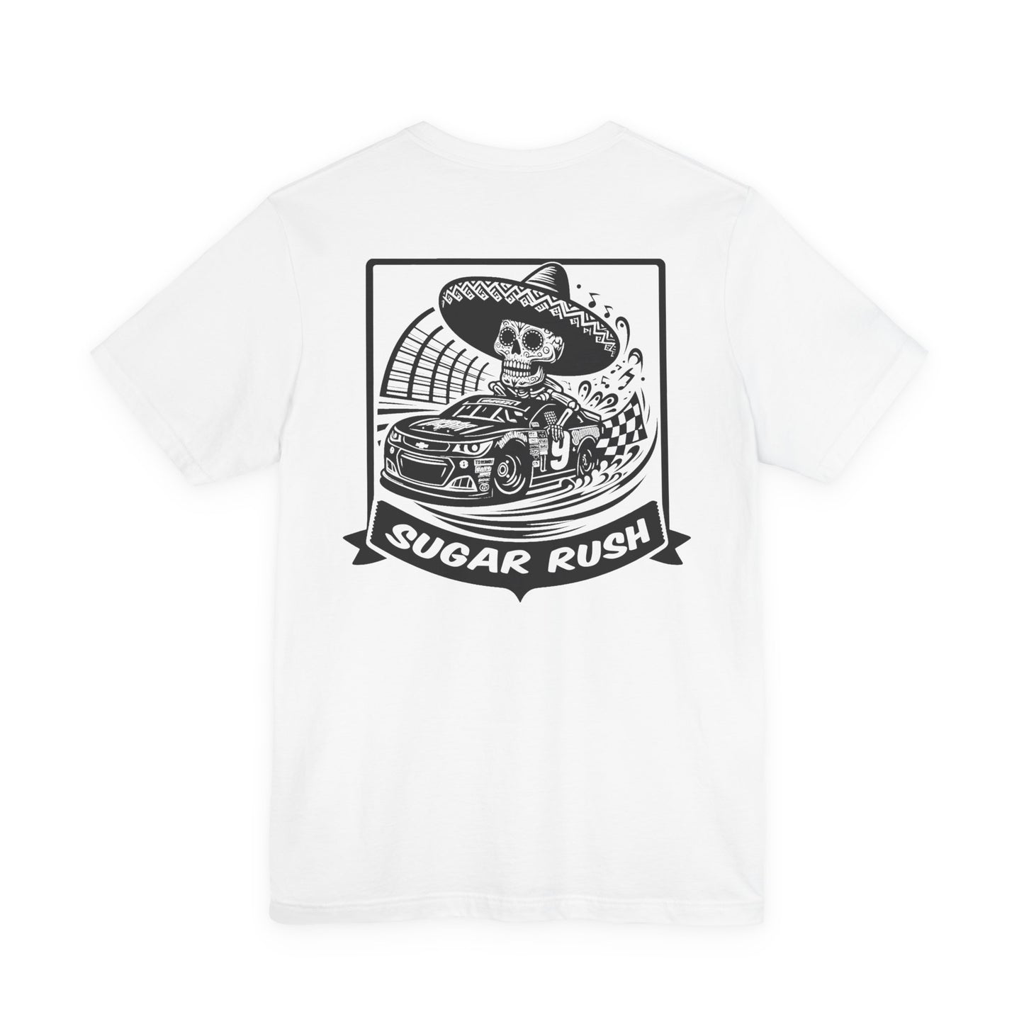 Car | Racing | Sugar Skull T-Shirt | Skeleton Shirt | Funny