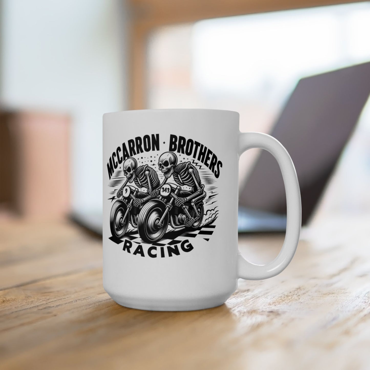 McCarron Brothers Racing - Coffee Mug - Calavera Customs Collection