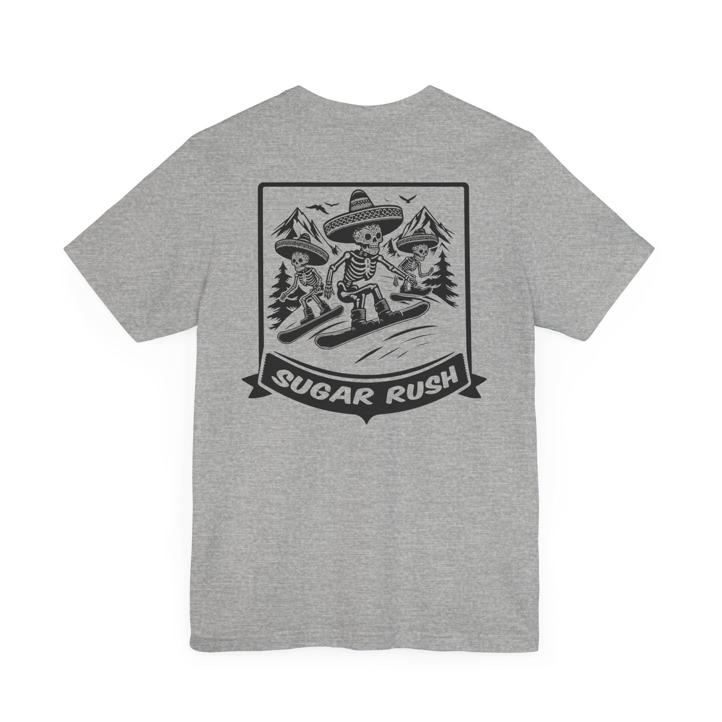 Sugar Skull Skier T-Shirt