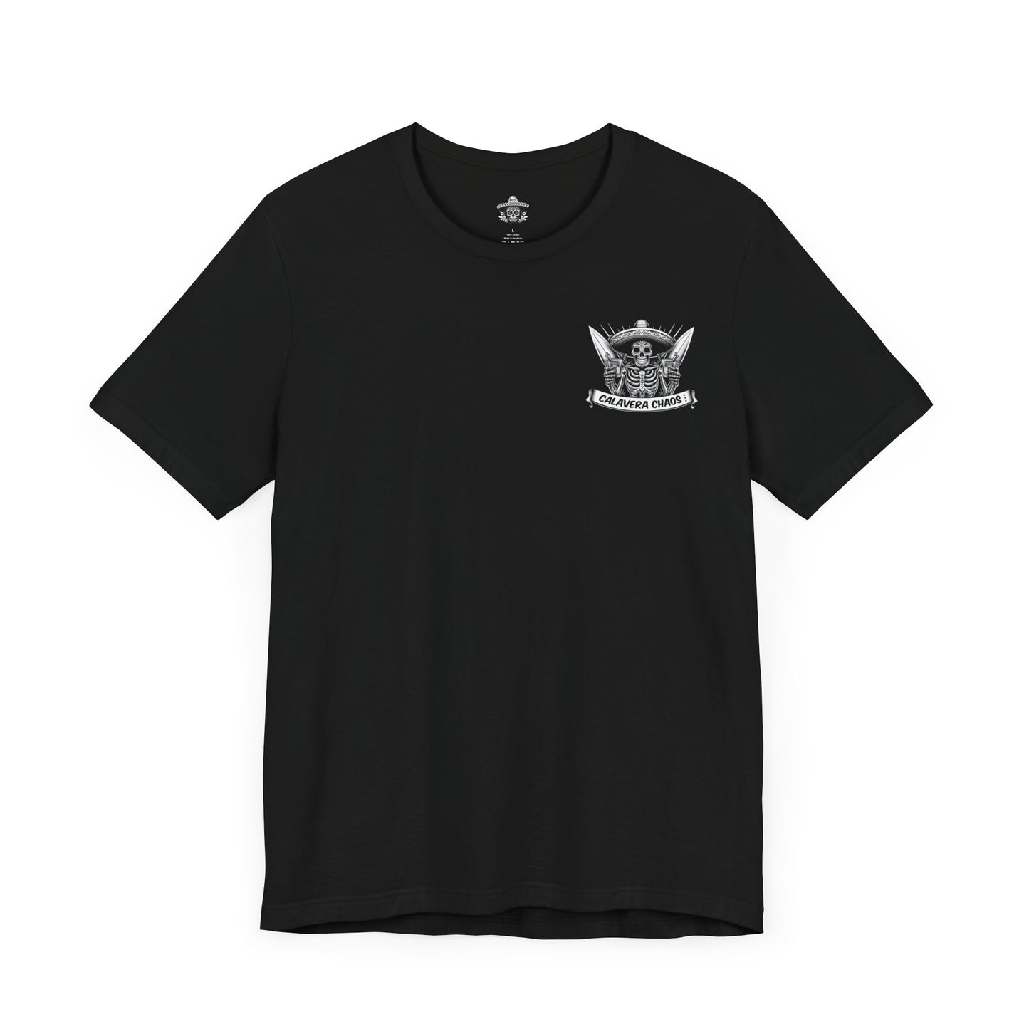 Calavera Chaos II - Sugar Skull T-Shirt - Bone To Be Wild Collection