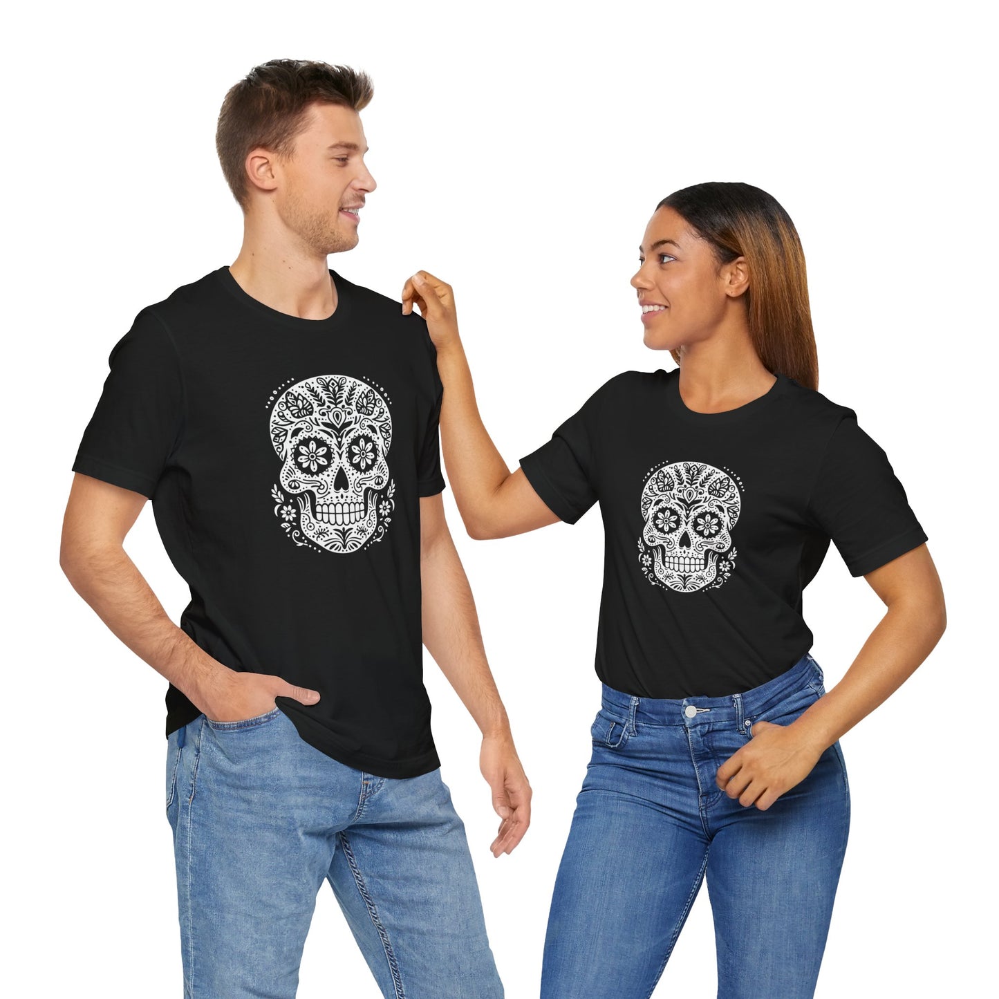 Dia De Los Muertos | Cinco De Mayo | Party | Sugar Skull T-Shirt | Skeleton Shirt | Sugar Skeleton | Funny