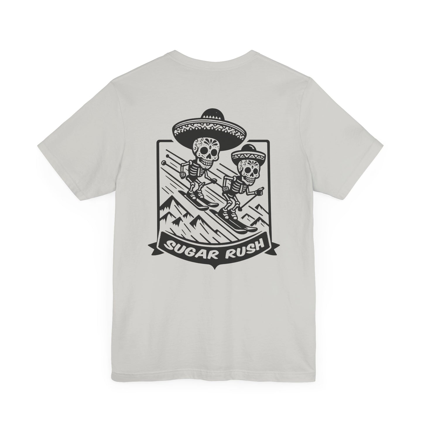 Sugar Skull Skier T-Shirt