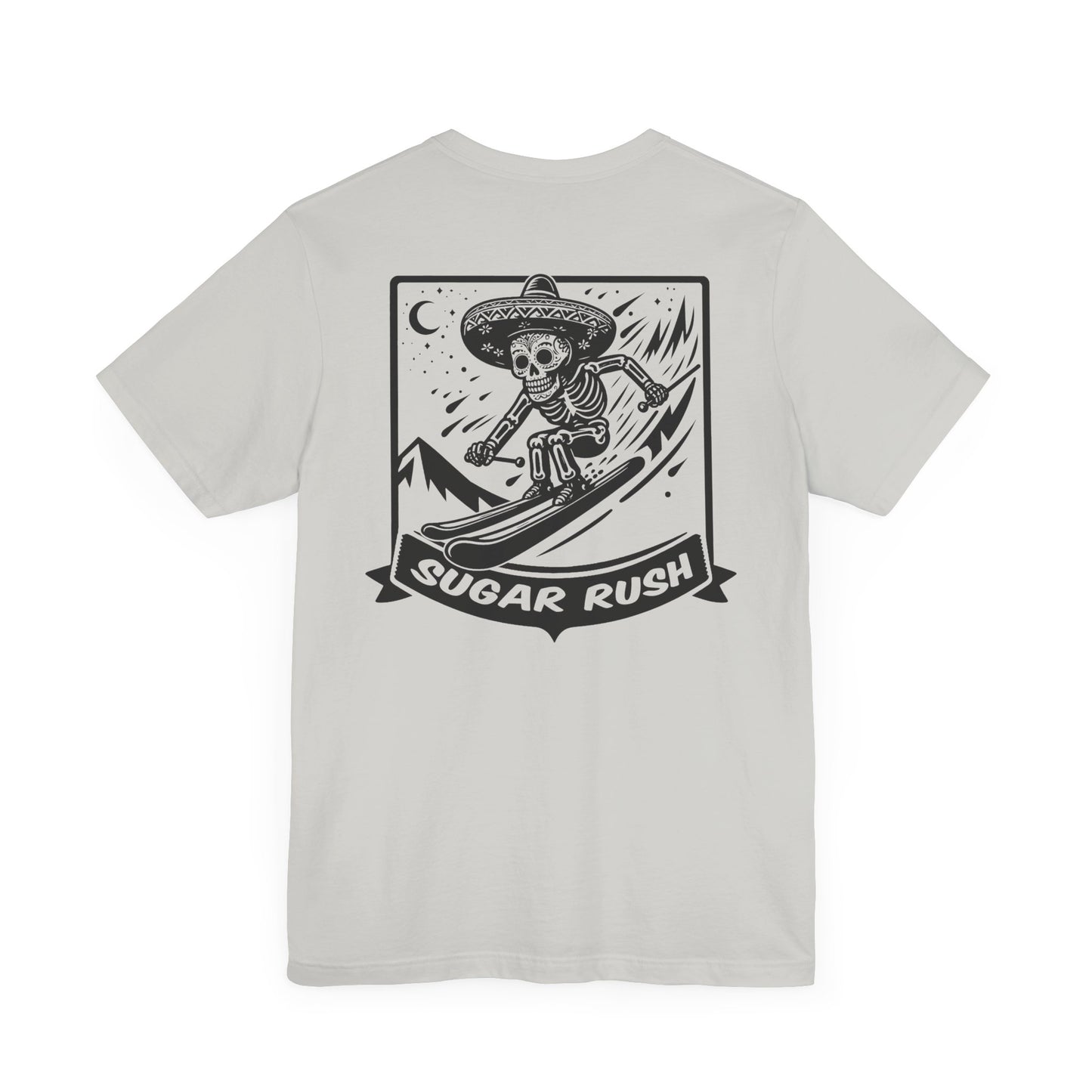 Sugar Skull Skier T-Shirt