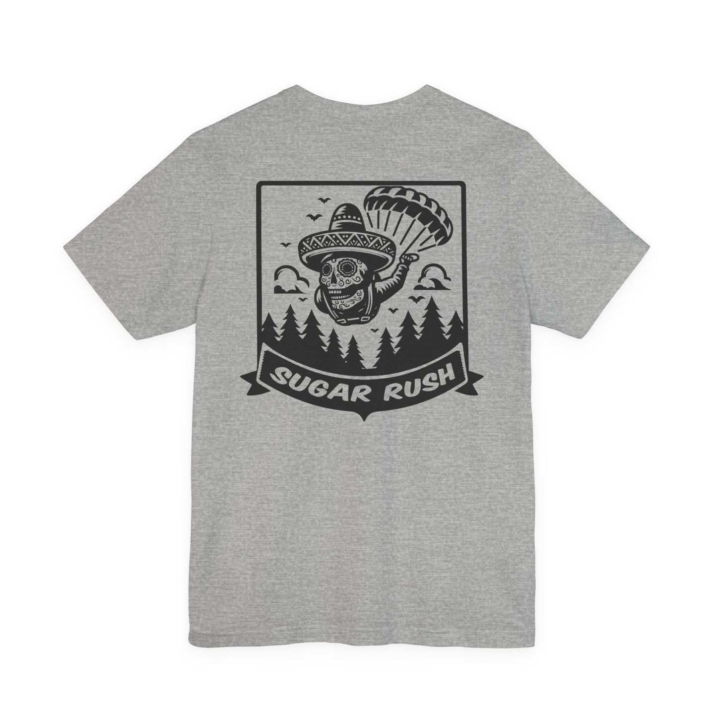 Skydiving Skeleton | Skeleton Base Jumping | Racing | Sugar Skull T-Shirt | Skeleton Shirt | Sugar Skeleton | Funny