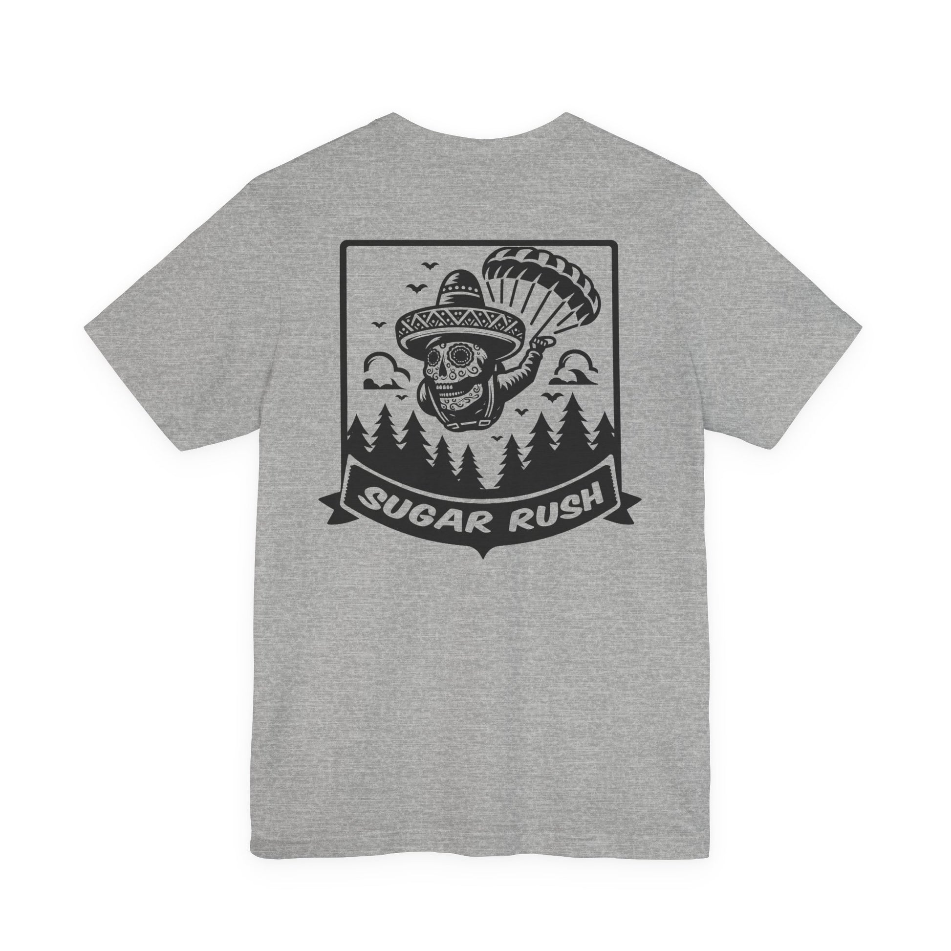 Skydiving Skeleton | Skeleton Base Jumping | Racing | Sugar Skull T-Shirt | Skeleton Shirt | Sugar Skeleton | Funny