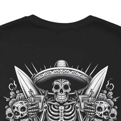 Calavera Chaos II - Sugar Skull T-Shirt - Bone To Be Wild Collection