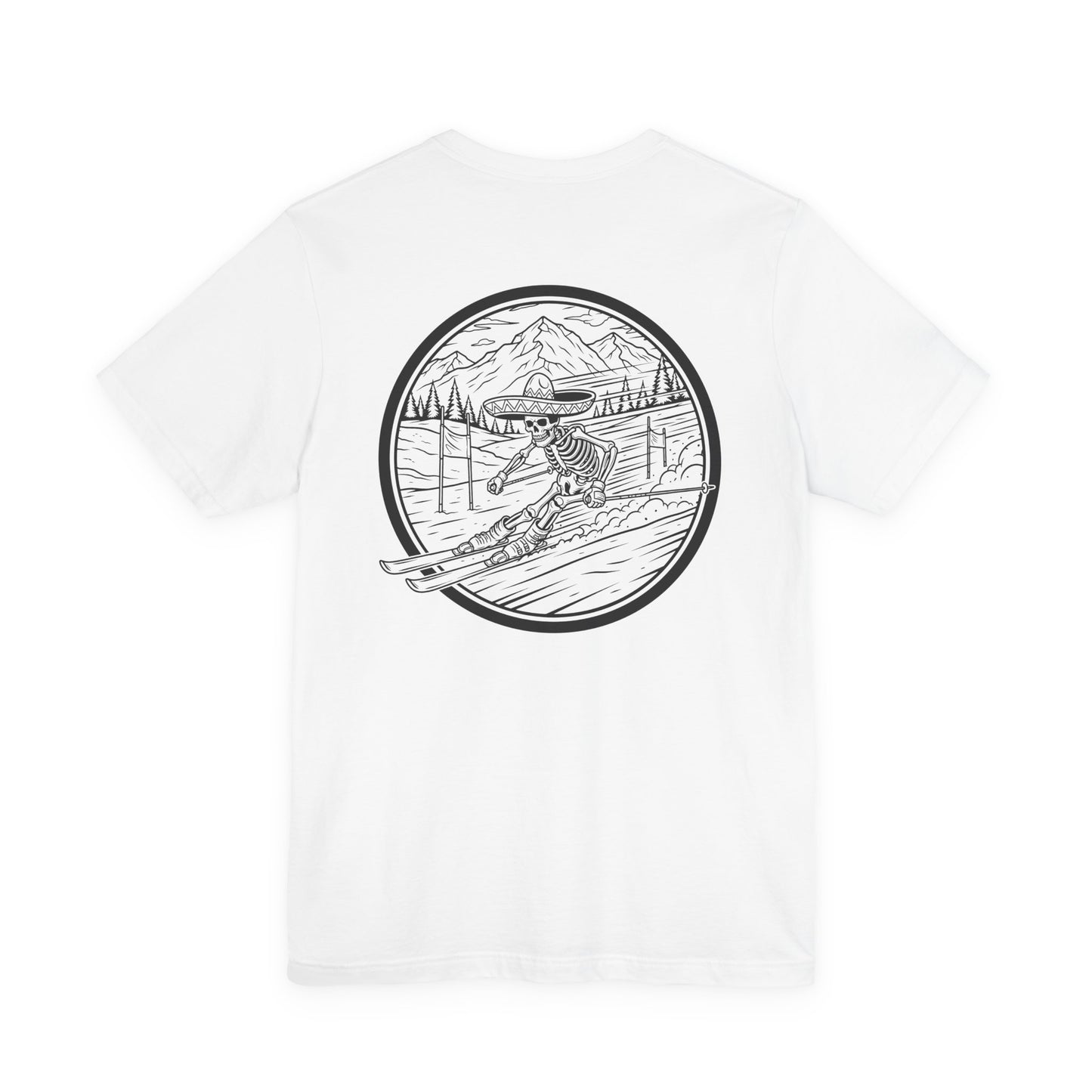 Skiing Skeleton T-Shirt | Skeleton Skiing Shirt | Skull T-Shirt | Skeleton Shirt | Funny