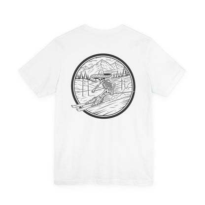 Skiing Skeleton T-Shirt | Skeleton Skiing Shirt | Skull T-Shirt | Skeleton Shirt | Funny