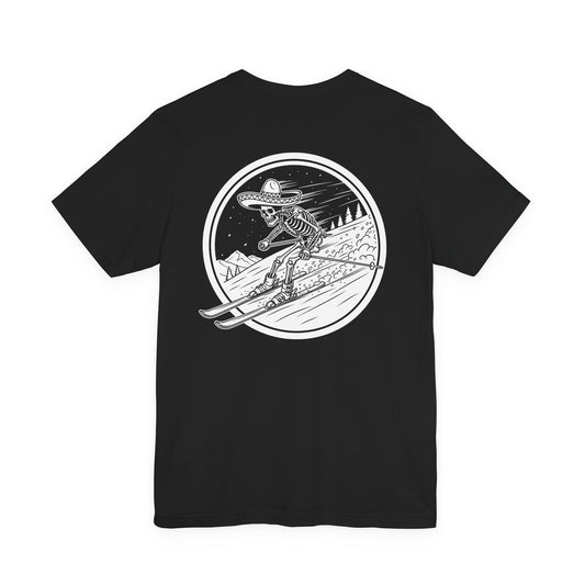 Skiing Skeleton T-Shirt | Skeleton Skiing Shirt | Skull T-Shirt | Skeleton Shirt | Funny