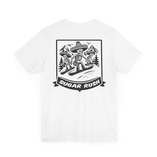 Sugar Skull Skier T-Shirt