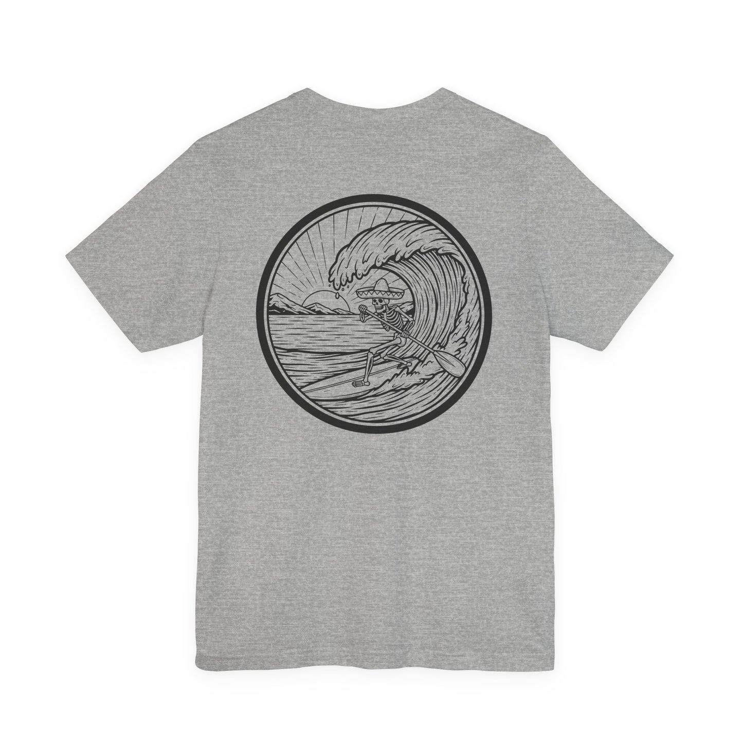 SUP | Paddling Skeleton | Skeleton Paddler | Skull T-Shirt | Skeleton Shirt | Sugar Skeleton