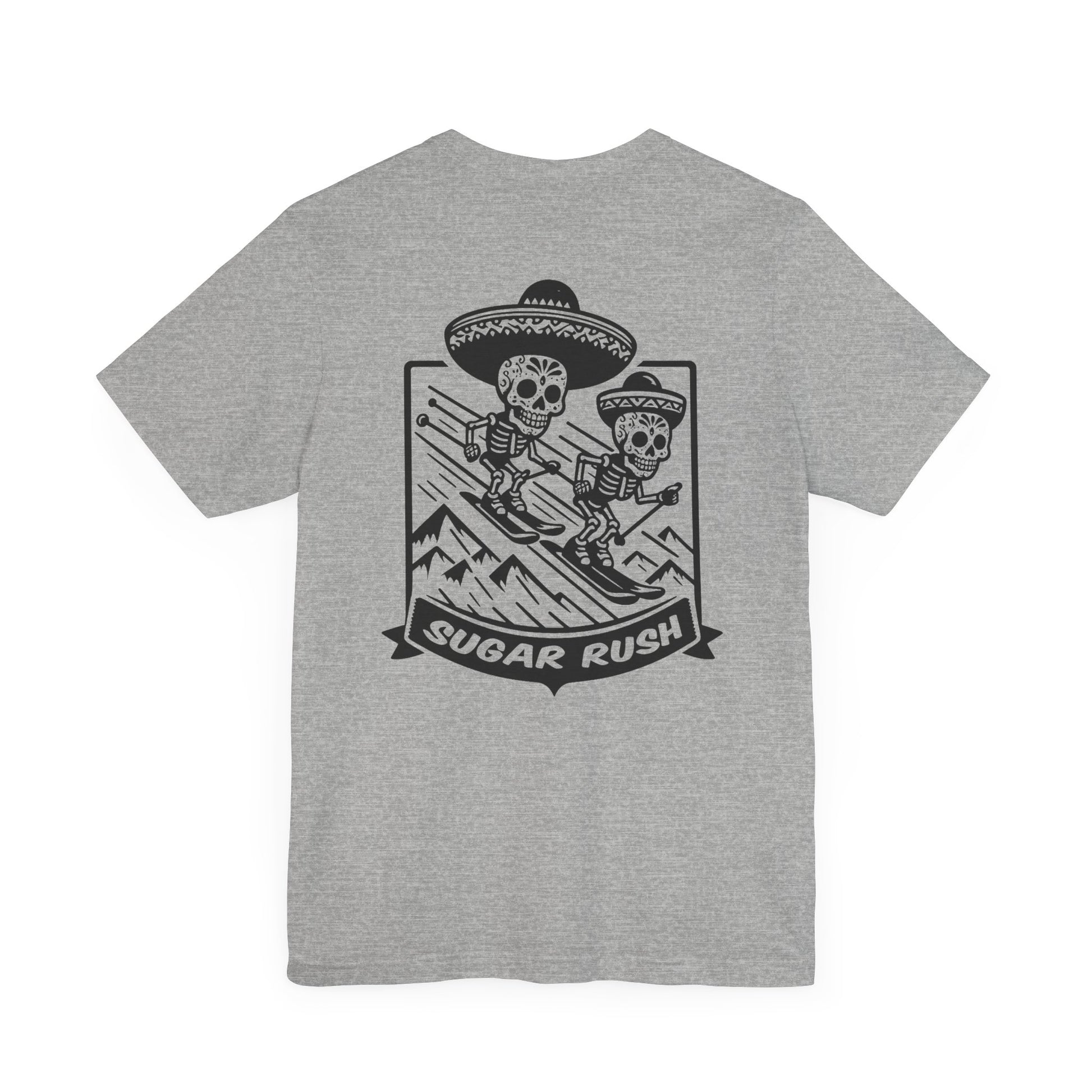 Sugar Skull Skier T-Shirt