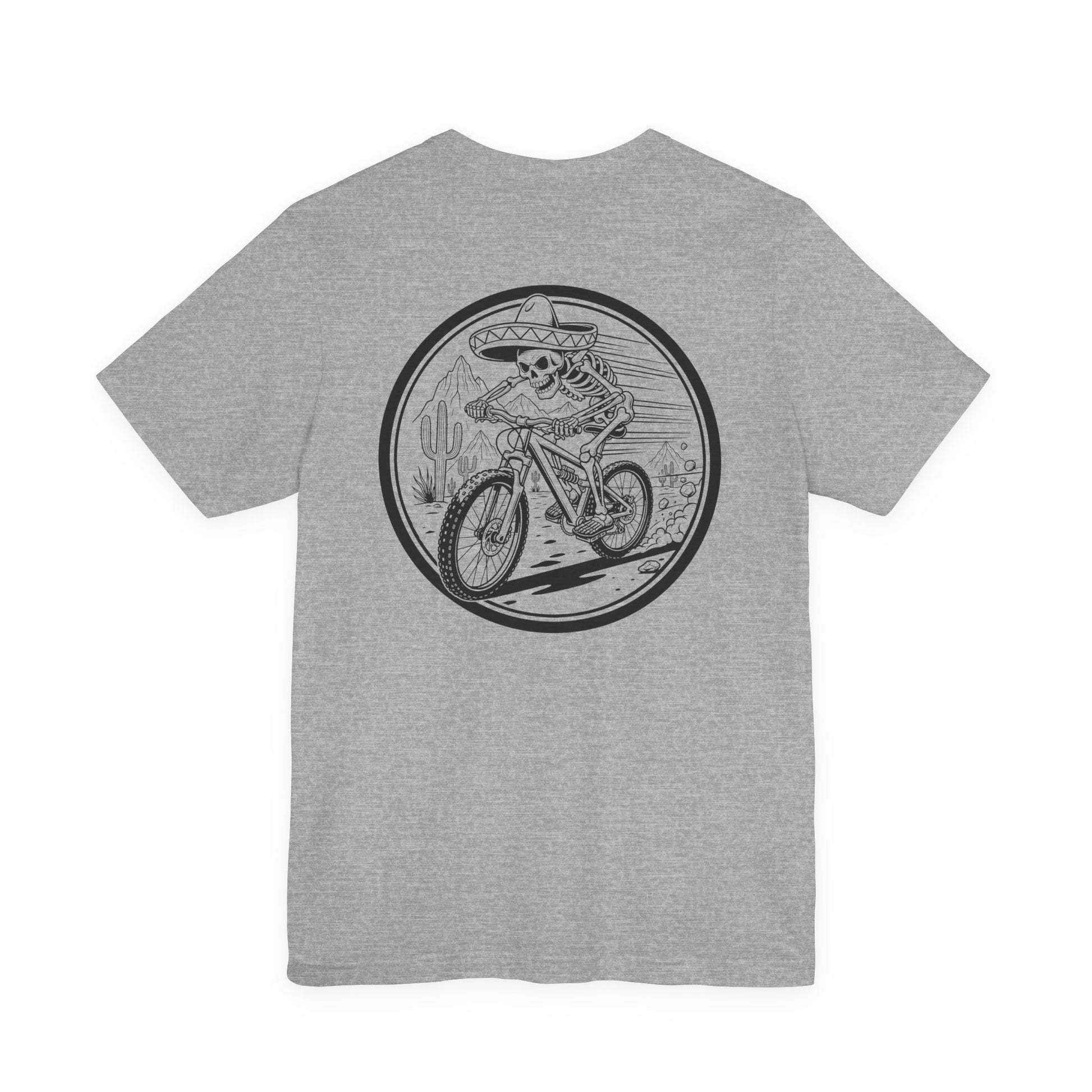 Mountain Biking Skeleton T-Shirt | Skeleton Mountain Biking Shirt | Skull T-Shirt | Skeleton Shirt | Funny