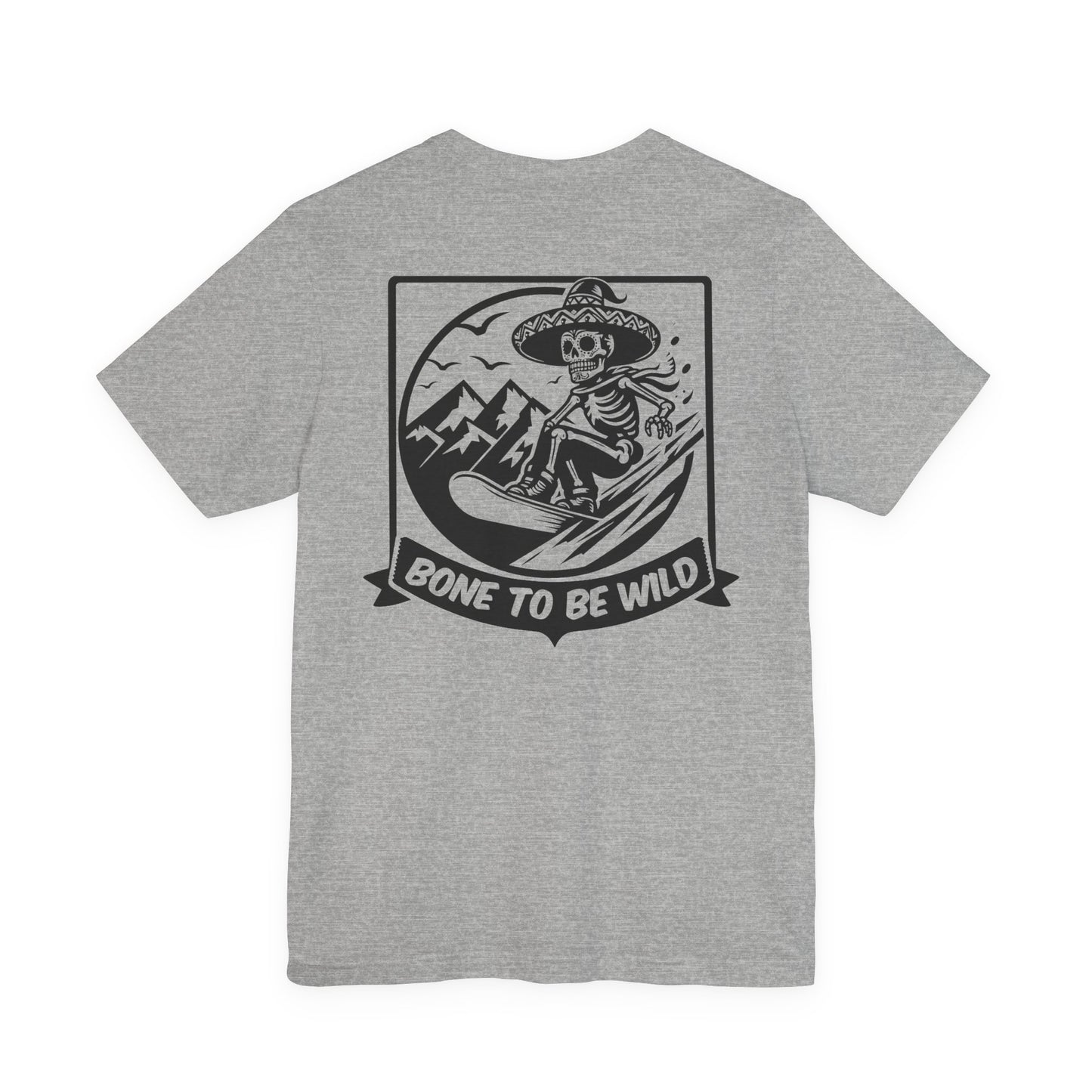 Skeleton Snowboarding | Snowboarding T-Shirt | Action Sports | Skull Shirt | Funny