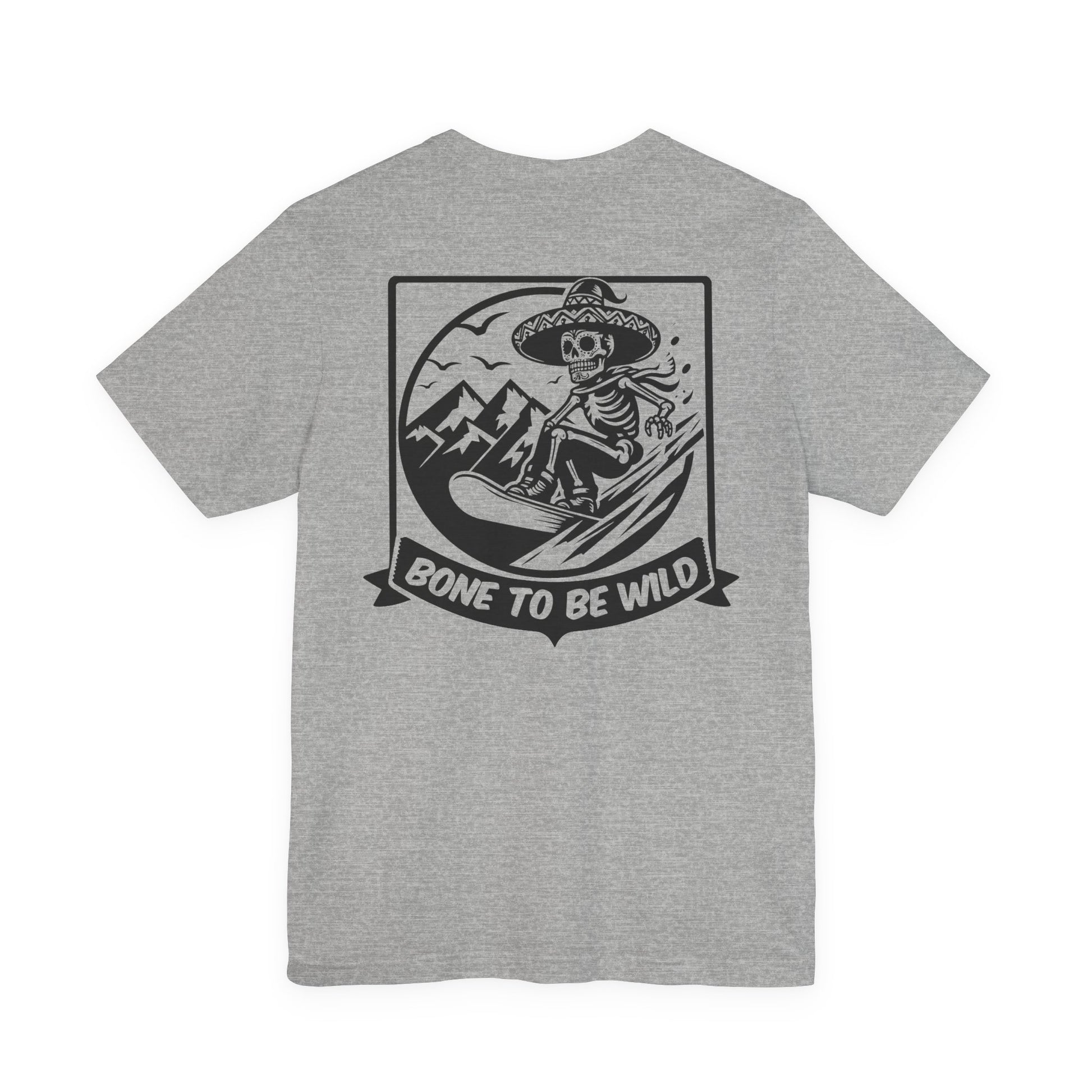 Skeleton Snowboarding | Snowboarding T-Shirt | Action Sports | Skull Shirt | Funny