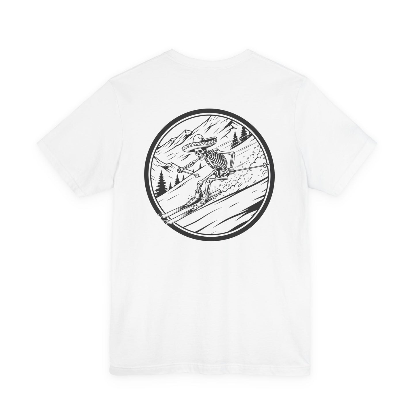 Skiing Skeleton T-Shirt | Skeleton Skiing Shirt | Skull T-Shirt | Skeleton Shirt | Funny