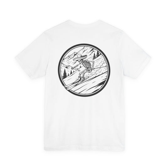 Skiing Skeleton T-Shirt | Skeleton Skiing Shirt | Skull T-Shirt | Skeleton Shirt | Funny