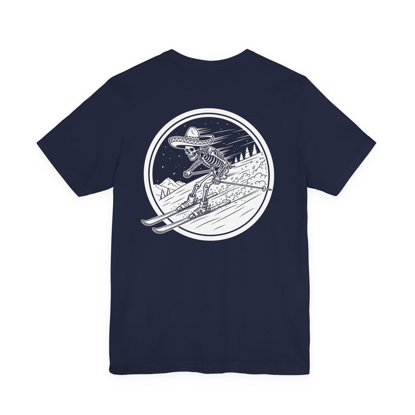 Skiing Skeleton T-Shirt | Skeleton Skiing Shirt | Skull T-Shirt | Skeleton Shirt | Funny