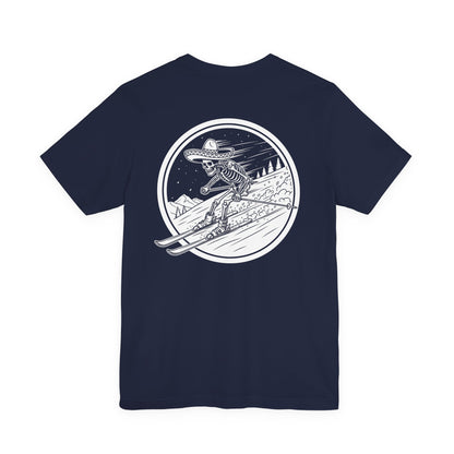 Skiing Skeleton T-Shirt | Skeleton Skiing Shirt | Skull T-Shirt | Skeleton Shirt | Funny