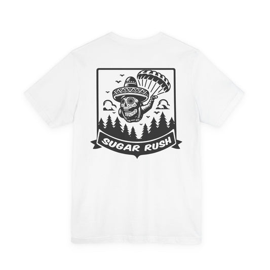 Skydiving Skeleton | Skeleton Base Jumping | Racing | Sugar Skull T-Shirt | Skeleton Shirt | Sugar Skeleton | Funny