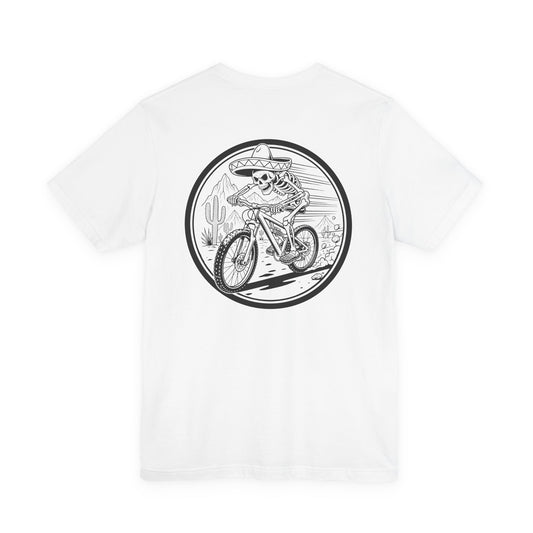 Mountain Biking Skeleton T-Shirt | Skeleton Mountain Biking Shirt | Skull T-Shirt | Skeleton Shirt | Funny