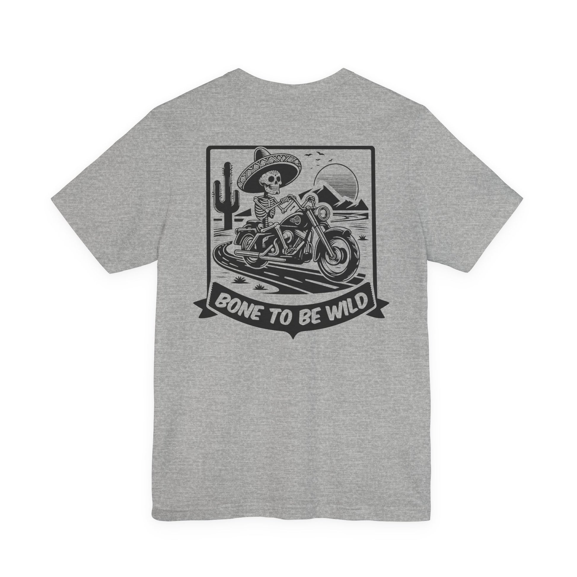 Bone To Be Wild | Sugar Skull T-Shirt | Skeleton Shirt | Motorcycle | Chopper Shirt