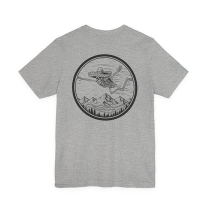 Skydiving Skeleton | Skeleton Base Jumping | Skull T-Shirt | Skeleton Shirt | Funny