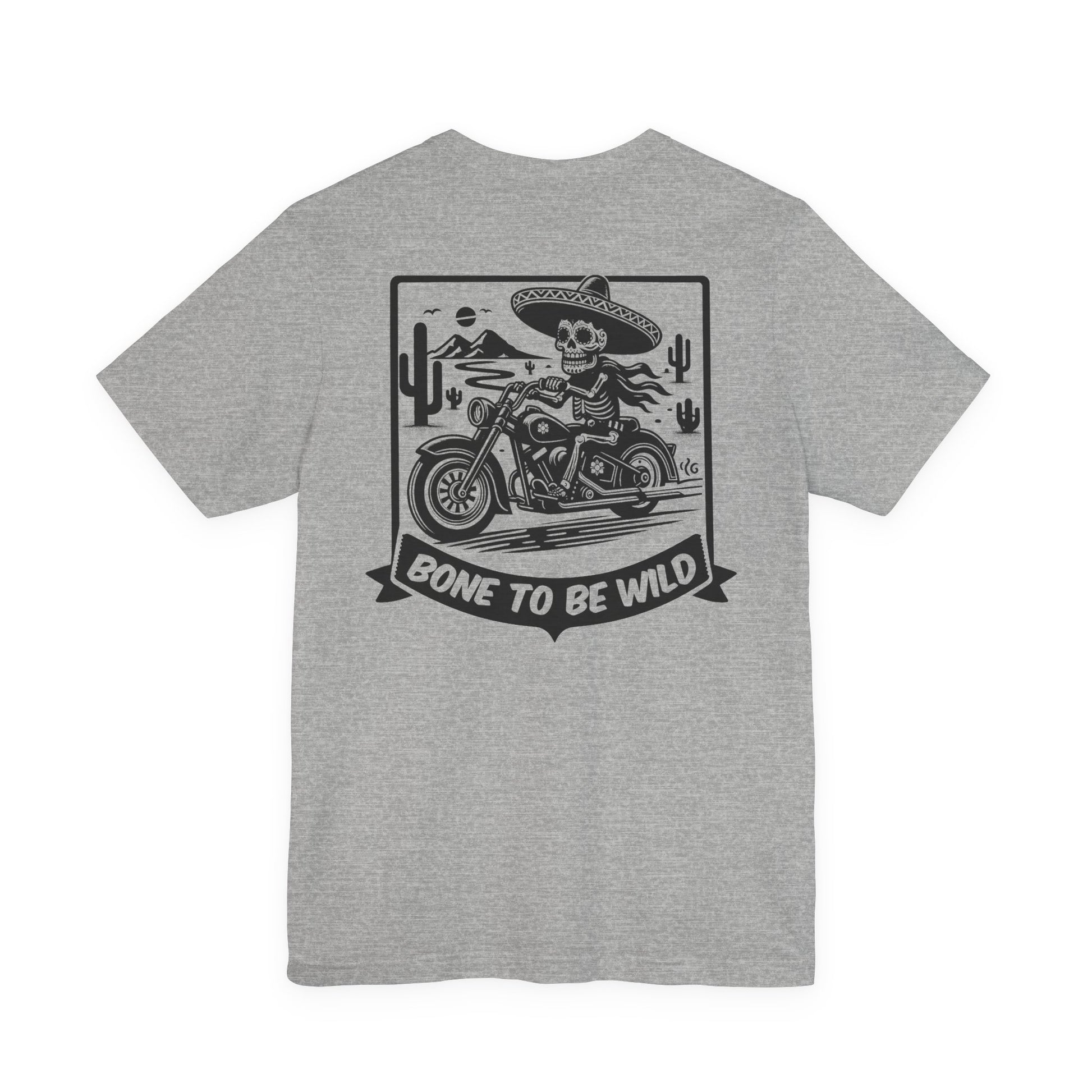 Bone To Be Wild | Sugar Skull T-Shirt | Skeleton Shirt | Motorcycle | Chopper Shirt