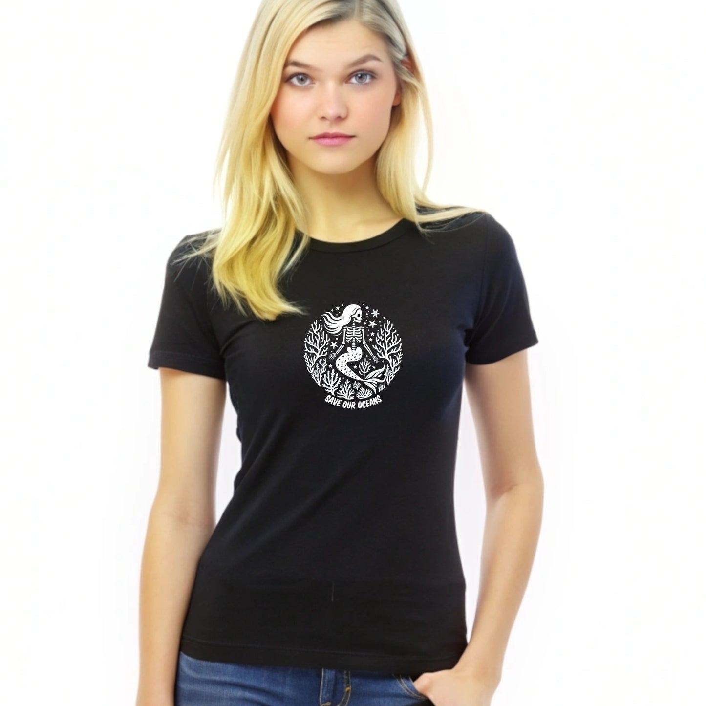 Save Our Oceans - Aerial II - Slim Fit - Womens Tee