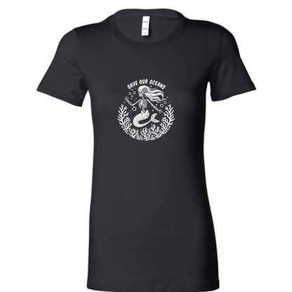 Save Our Oceans - Aerial I - Slim Fit - Womens Tee