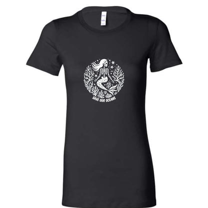 Save Our Oceans - Aerial II - Slim Fit - Womens Tee