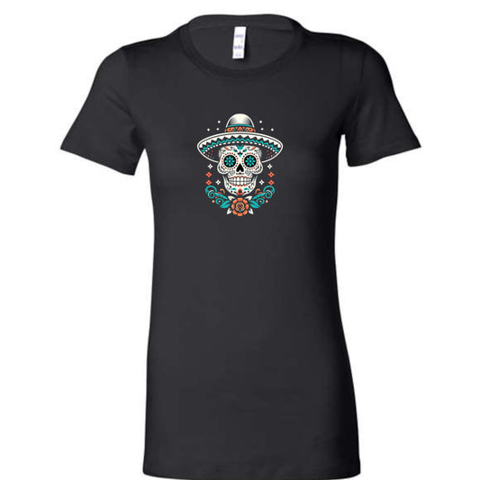 Simple Sugar - Grim Grinner - Slim Fit - Womens Tee