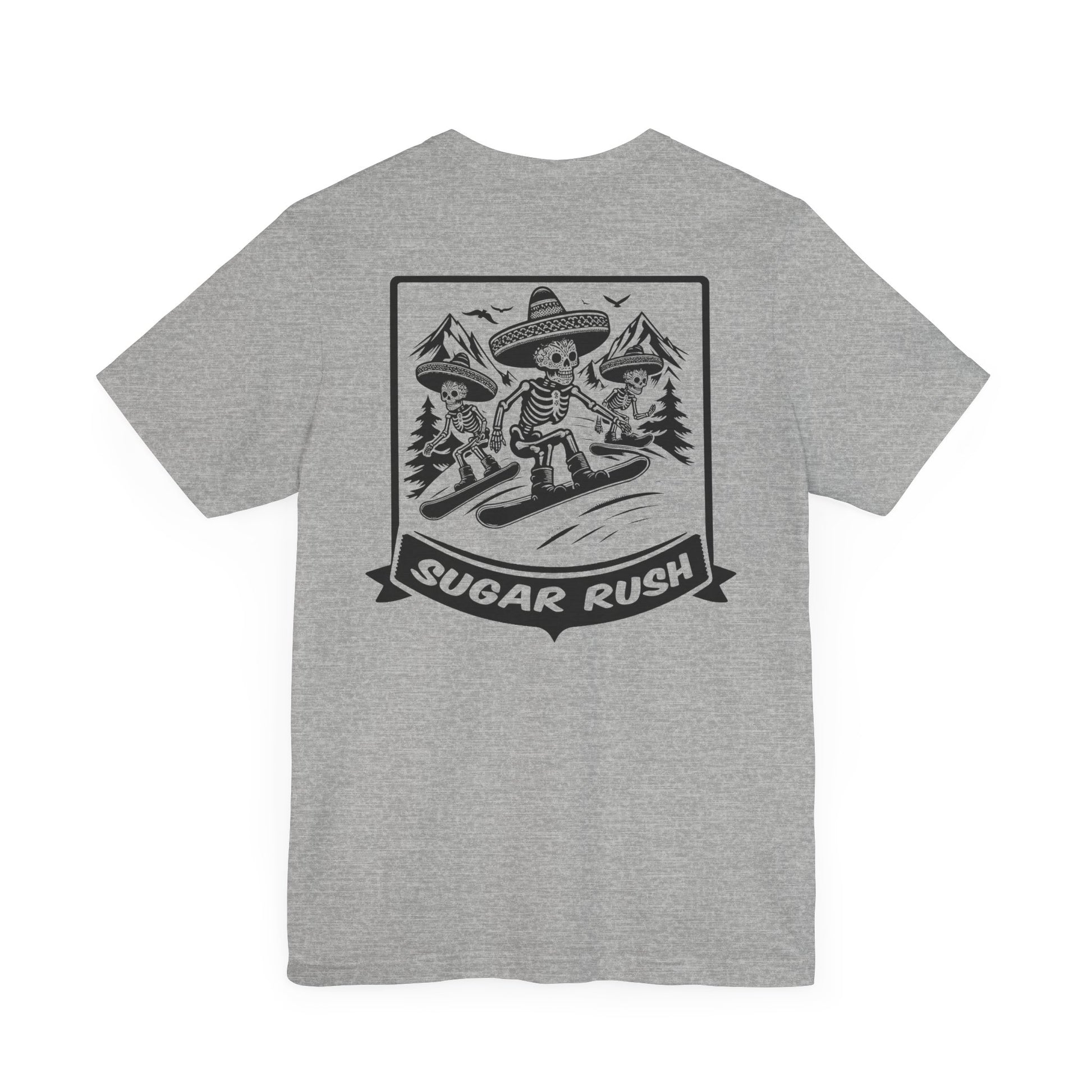 Sugar Skull Skier T-Shirt