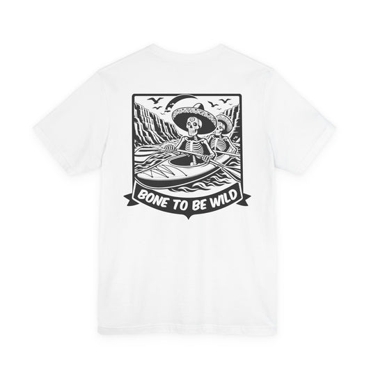 Kayaker | Skeleton Kayaking T-Shirt | Action Sports | Skull Shirt | Funny