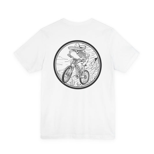 Mountain Biking Skeleton T-Shirt | Skeleton Mountain Biking Shirt | Skull T-Shirt | Skeleton Shirt | Funny