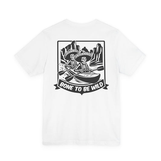 Kayaker | Skeleton Kayaking T-Shirt | Action Sports | Skull Shirt | Funny