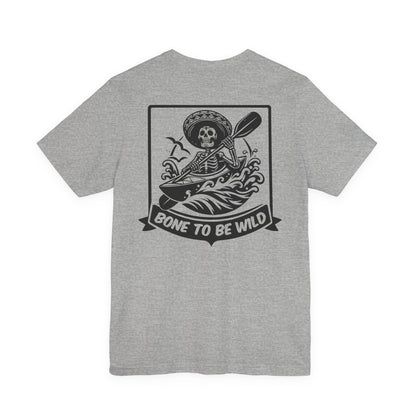 Kayaker | Skeleton Kayaking T-Shirt | Action Sports | Skull Shirt | Funny