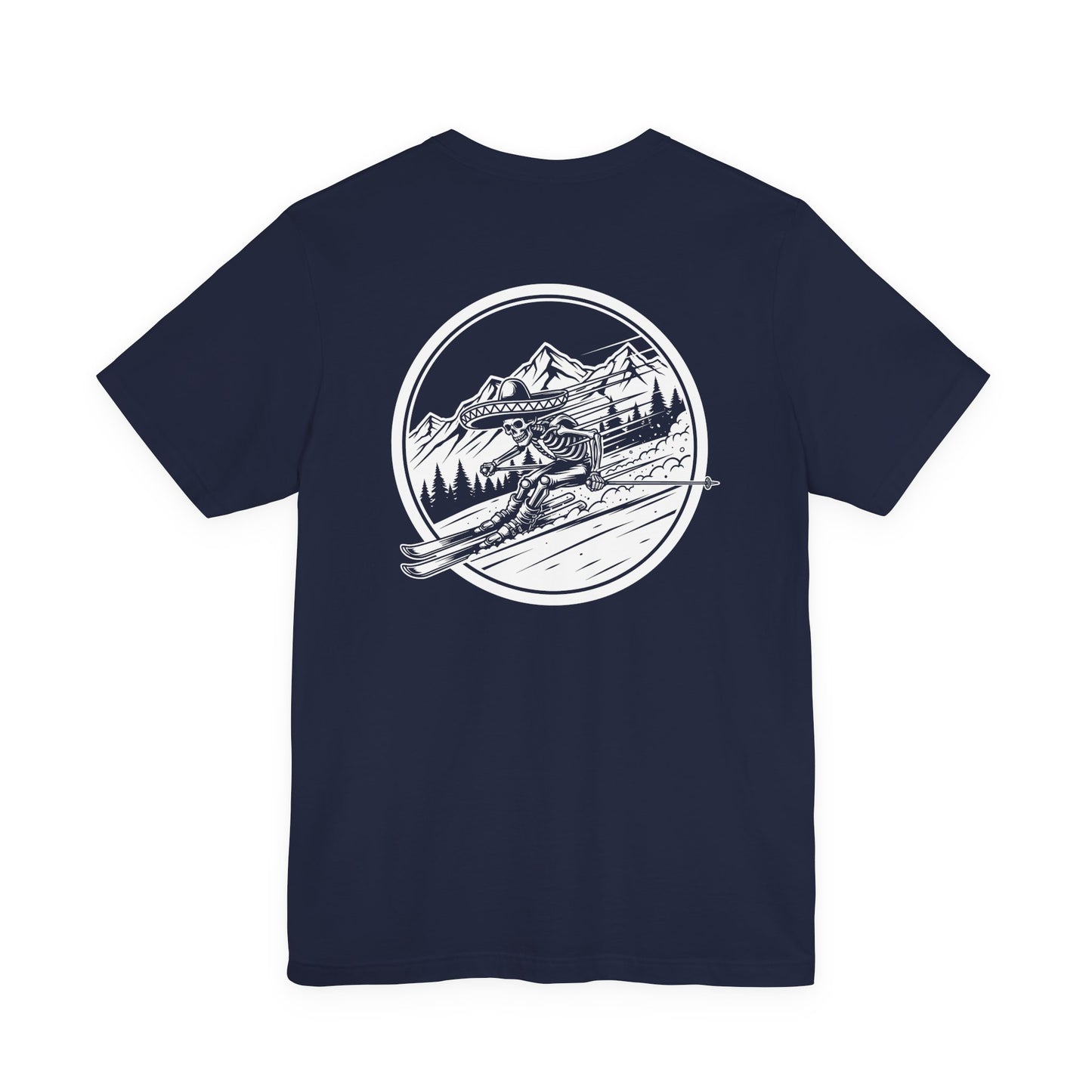 Skiing Skeleton T-Shirt | Skeleton Skiing Shirt | Skull T-Shirt | Skeleton Shirt | Funny