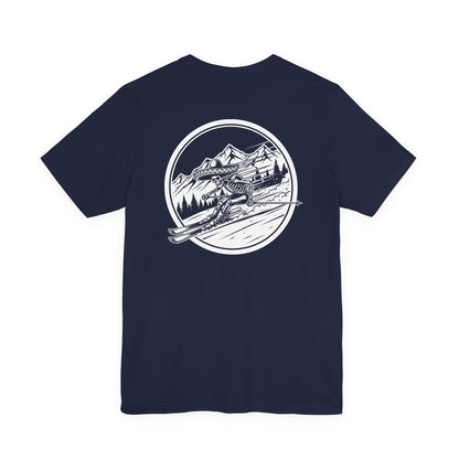 Skiing Skeleton T-Shirt | Skeleton Skiing Shirt | Skull T-Shirt | Skeleton Shirt | Funny