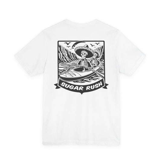 Kayaking Skeleton | Skeleton Kayaking | Sugar Skull T-Shirt | Skeleton Shirt | Sugar Skeleton | Funny