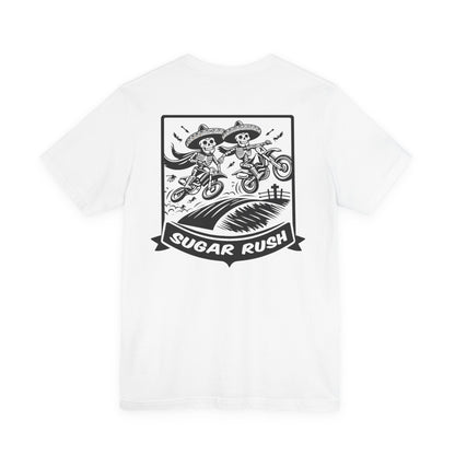 Motorcycle | Racing | Sugar Skull T-Shirt | Skeleton Shirt | Sugar Skeleton