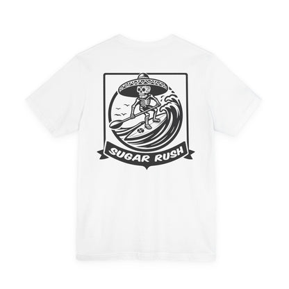 SUP | Paddling Skeleton | Skeleton Paddler | Sugar Skull T-Shirt | Skeleton Shirt | Sugar Skeleton